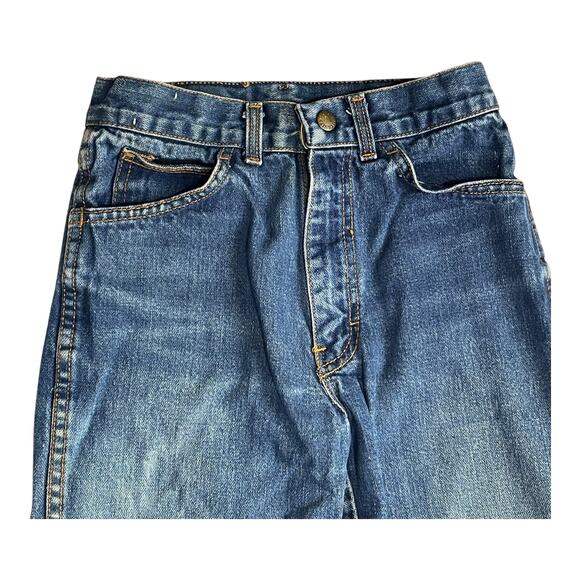 Vintage Britannia Jeans Size 13 Juniors 90s Straight Leg Paper Tag 100% Cotton - Picture 4 of 12